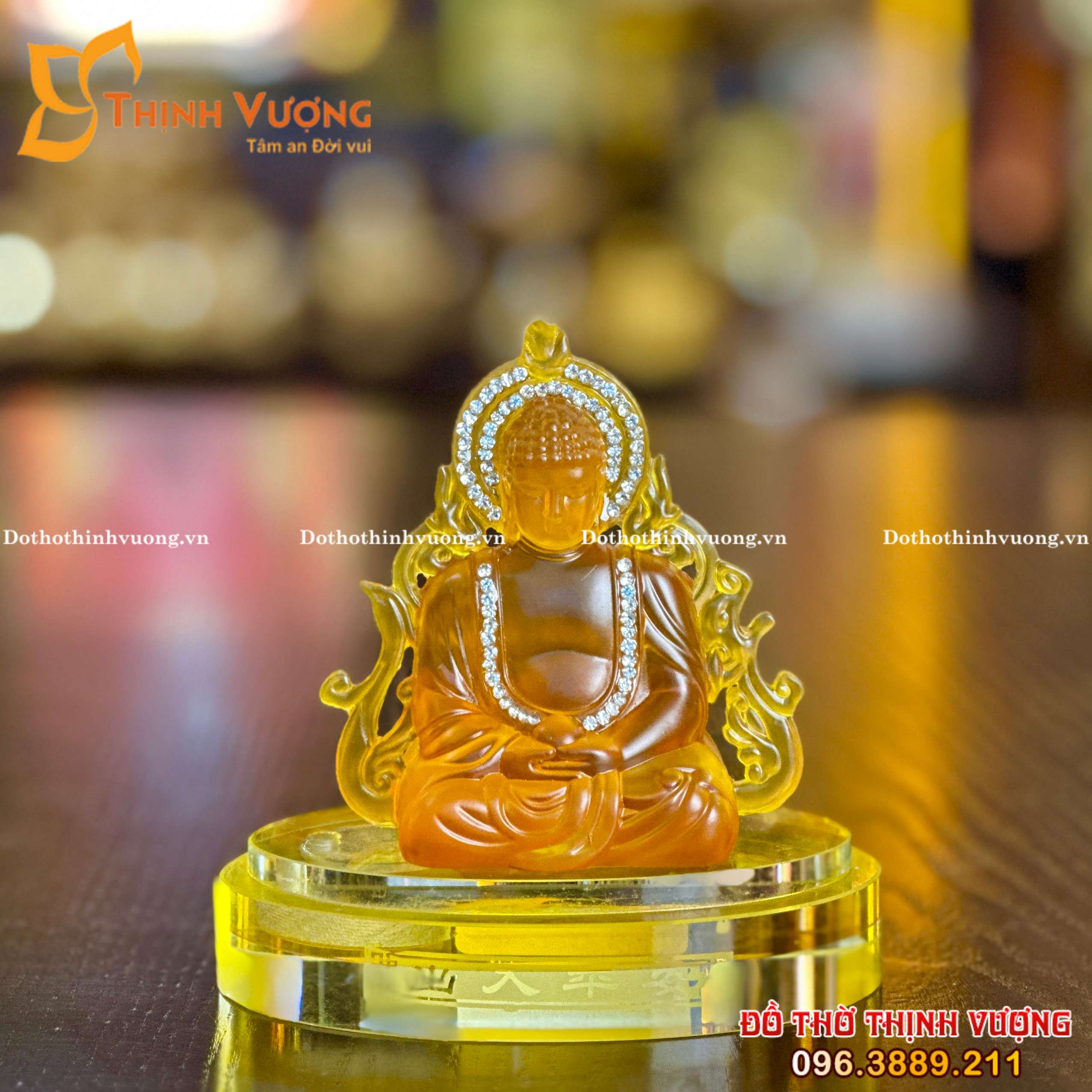 Tượng Phật Hợp Kim – Đá Lưu Ly