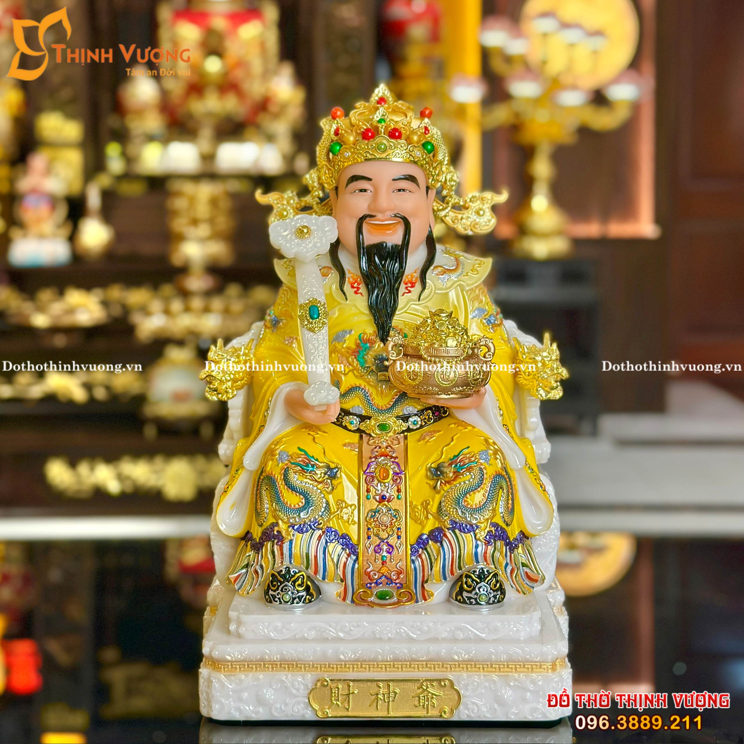 Thần Tiền Cầm Bát Tụ Bảo – Vàng