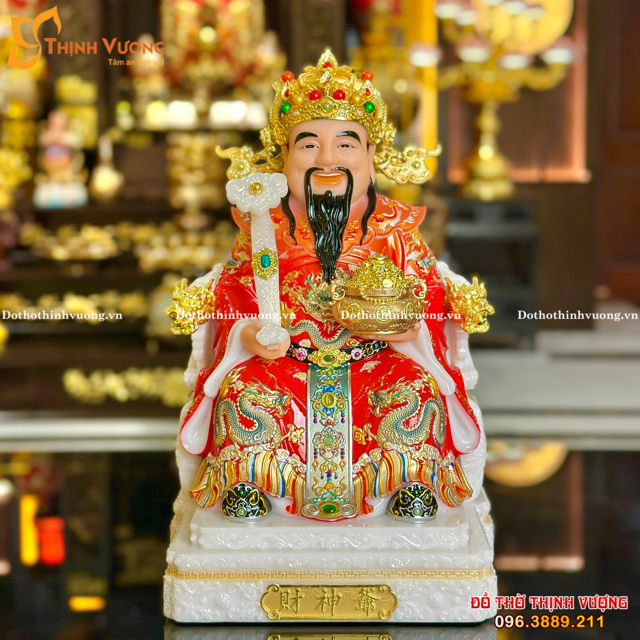 Thần Tiền Cầm Bát Tụ Bảo – Đỏ