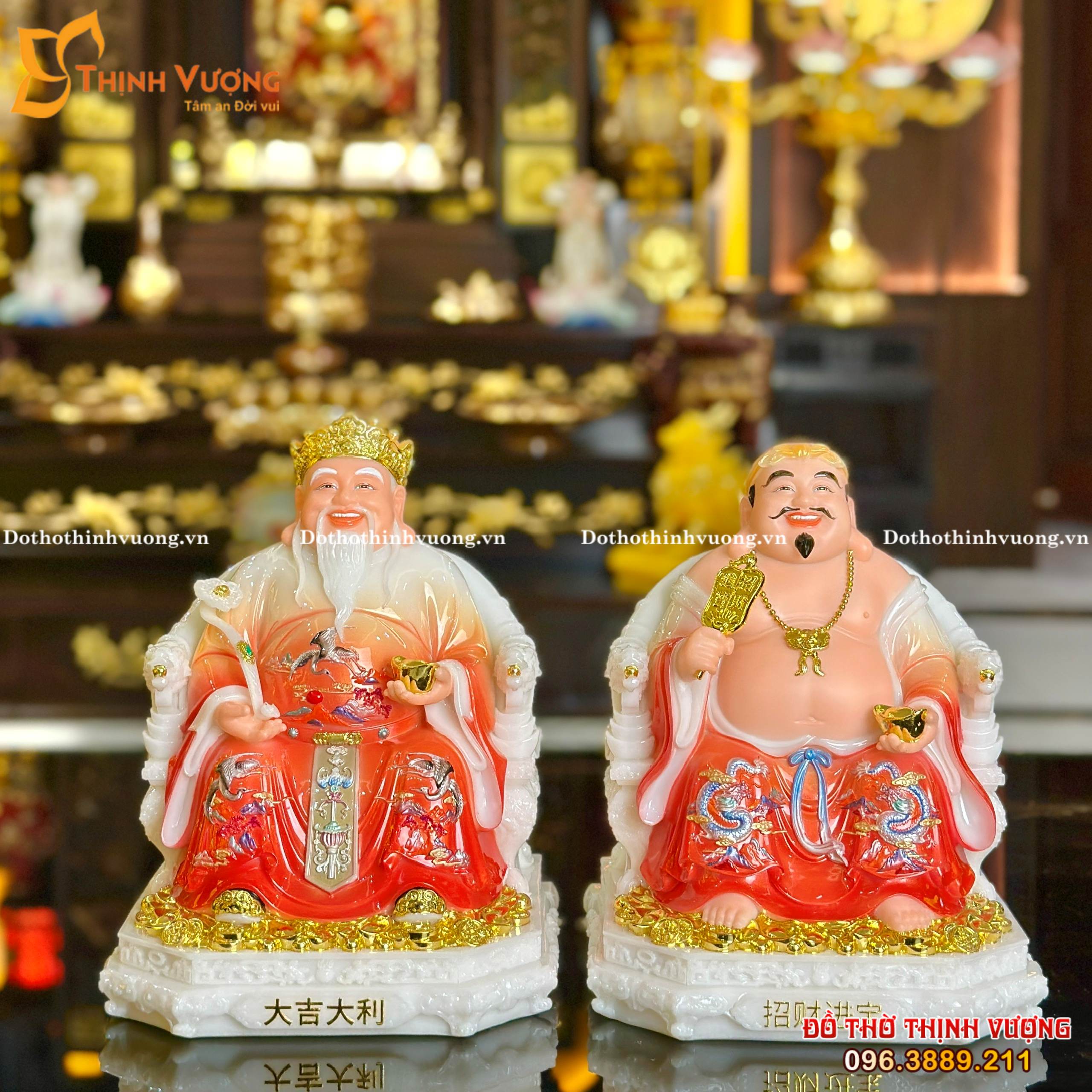 Tượng Tài Địa Đá HY Gấm Đỏ 4908