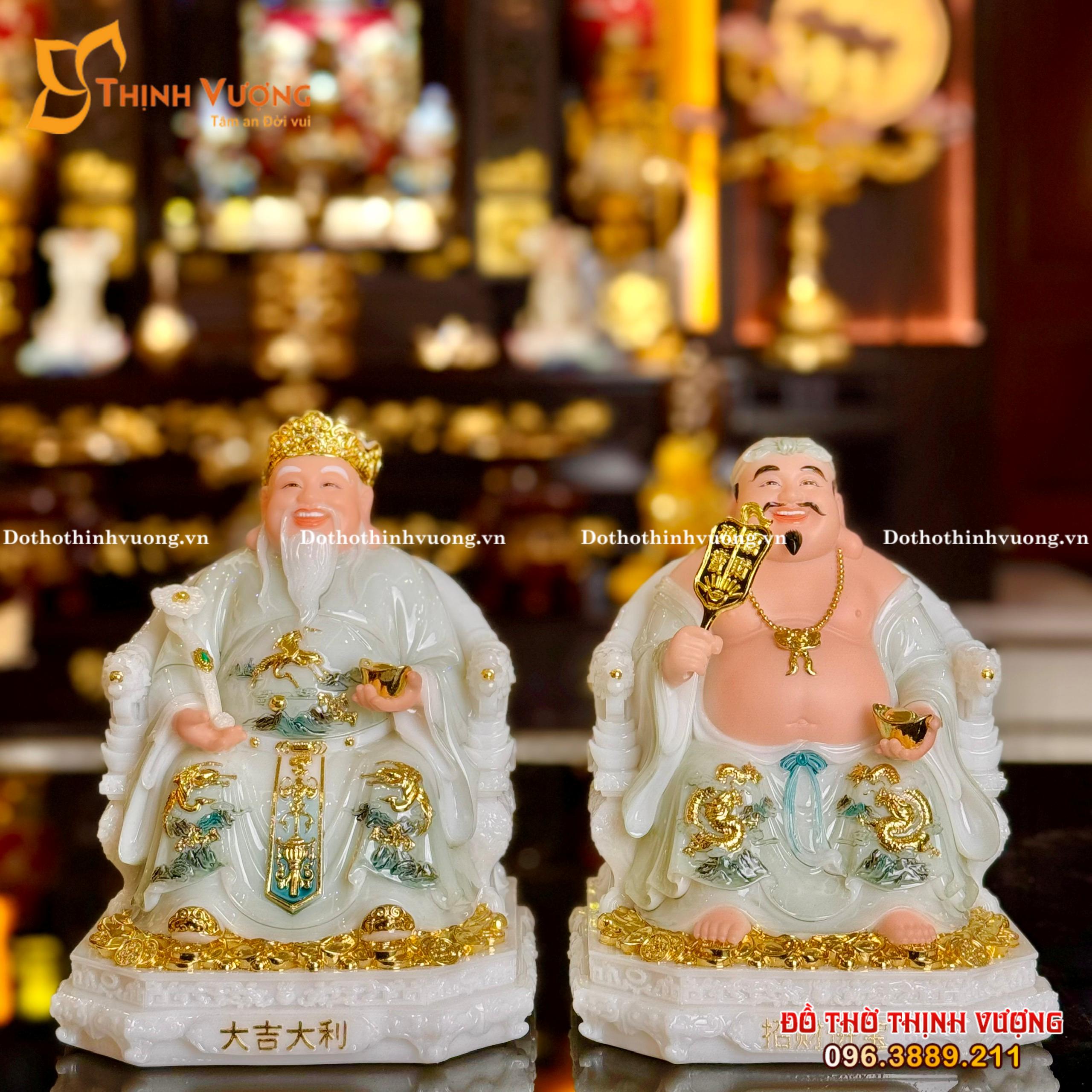 Tượng Tài Địa Đá HY Gấm Xanh 4908