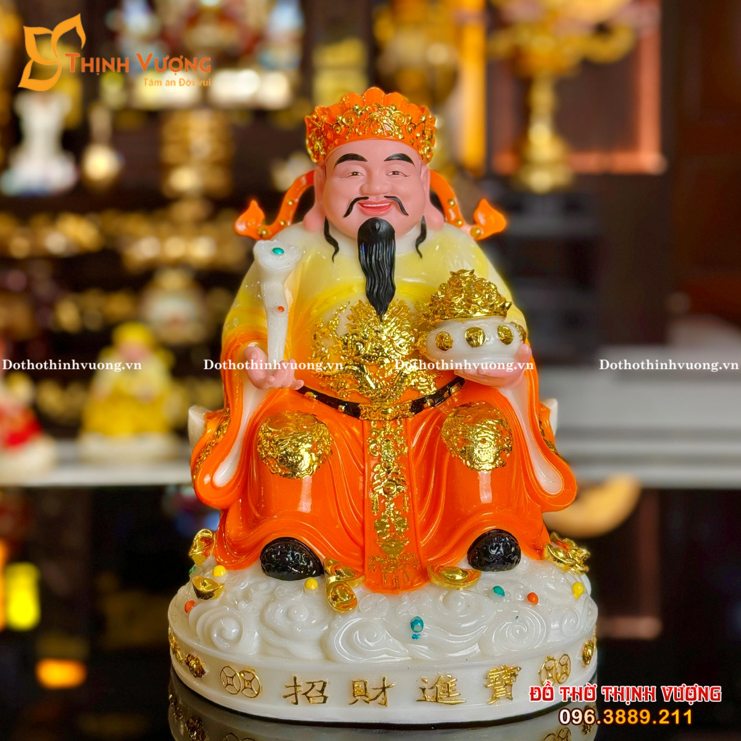 Tượng Thần Phát Như Ý VN Cam