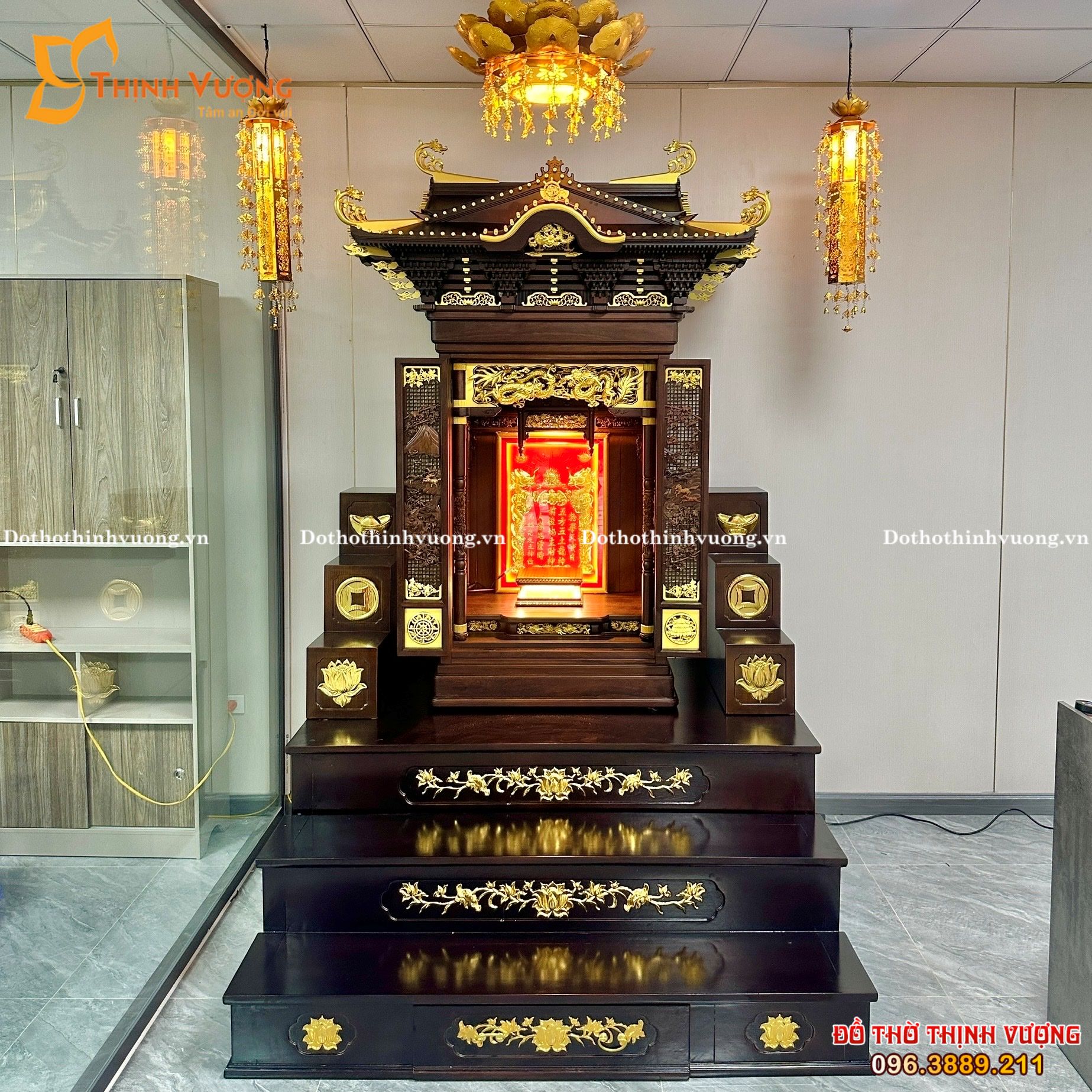 Bộ Ban Thờ Mái Nhật Vip