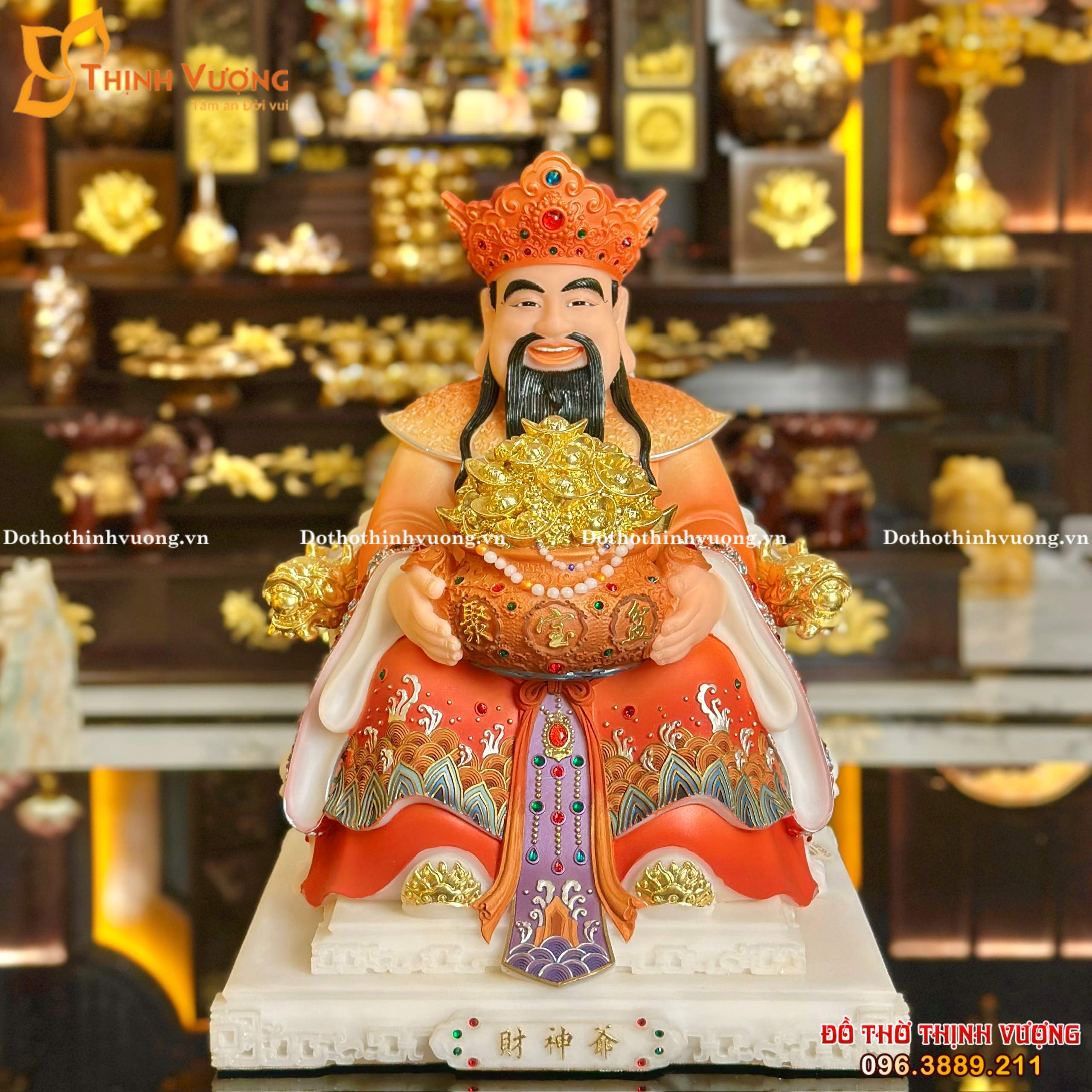 Thần Tiền Như Ý Bát Tụ Bảo – Đỏ